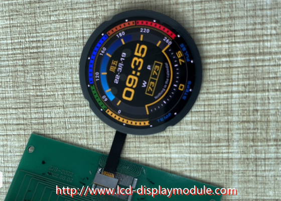 1.3 इंच AMOLED डिस्प्ले 360 * 360 रिज़ॉल्यूशन QAD-SPI इंटरफेस गोल डिस्प्ले के साथ