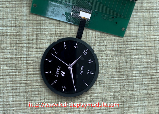 1.3 इंच AMOLED डिस्प्ले 360 * 360 रिज़ॉल्यूशन QAD-SPI इंटरफेस गोल डिस्प्ले के साथ