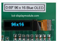 पारदर्शी ओएलडीडी डिस्प्ले मॉड्यूल 0.6 9 इंच 96x16 समर्थन I2c SSD1306 I2C इंटरफ़ेस